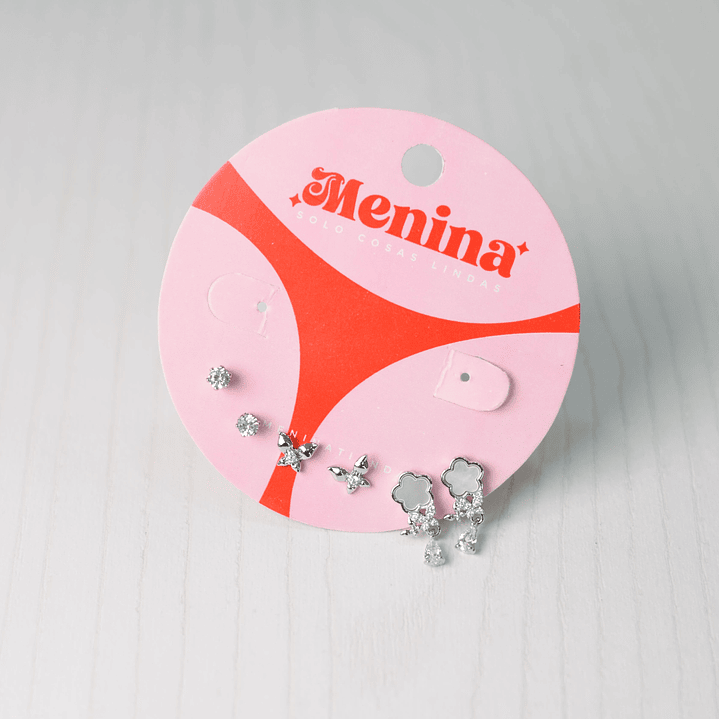 SET X3 ARETES TOPITOS