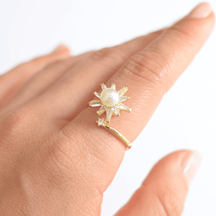 ANILLO GIRATORIO PERLA