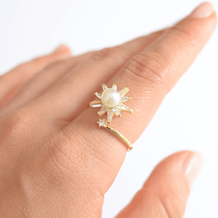 ANILLO GIRATORIO PERLA