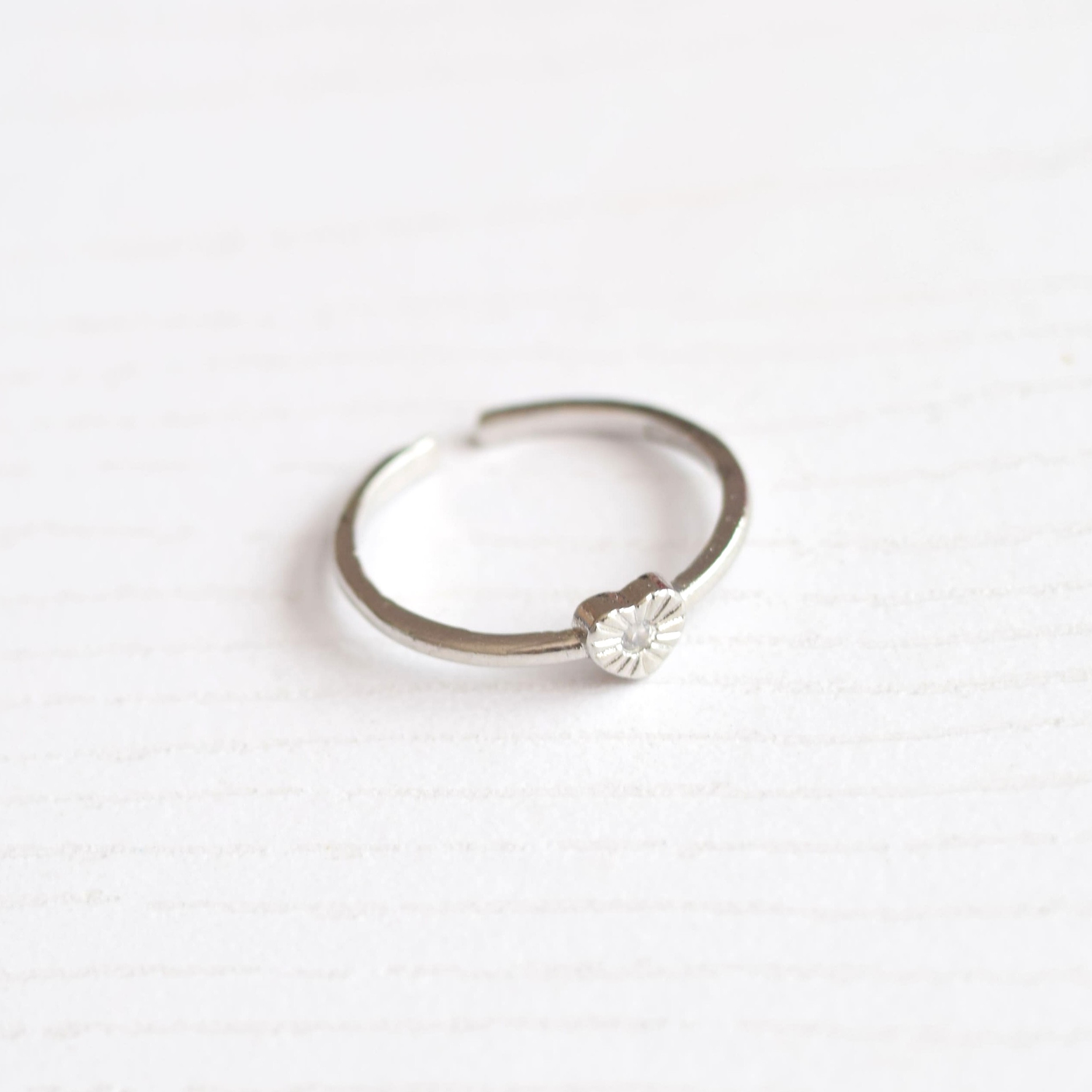 ANILLO RODIO PLATEADO