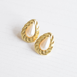 ARETES TOPO PERLA