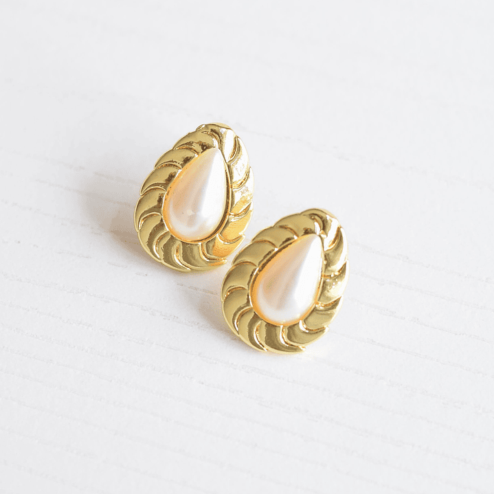 ARETES TOPO PERLA