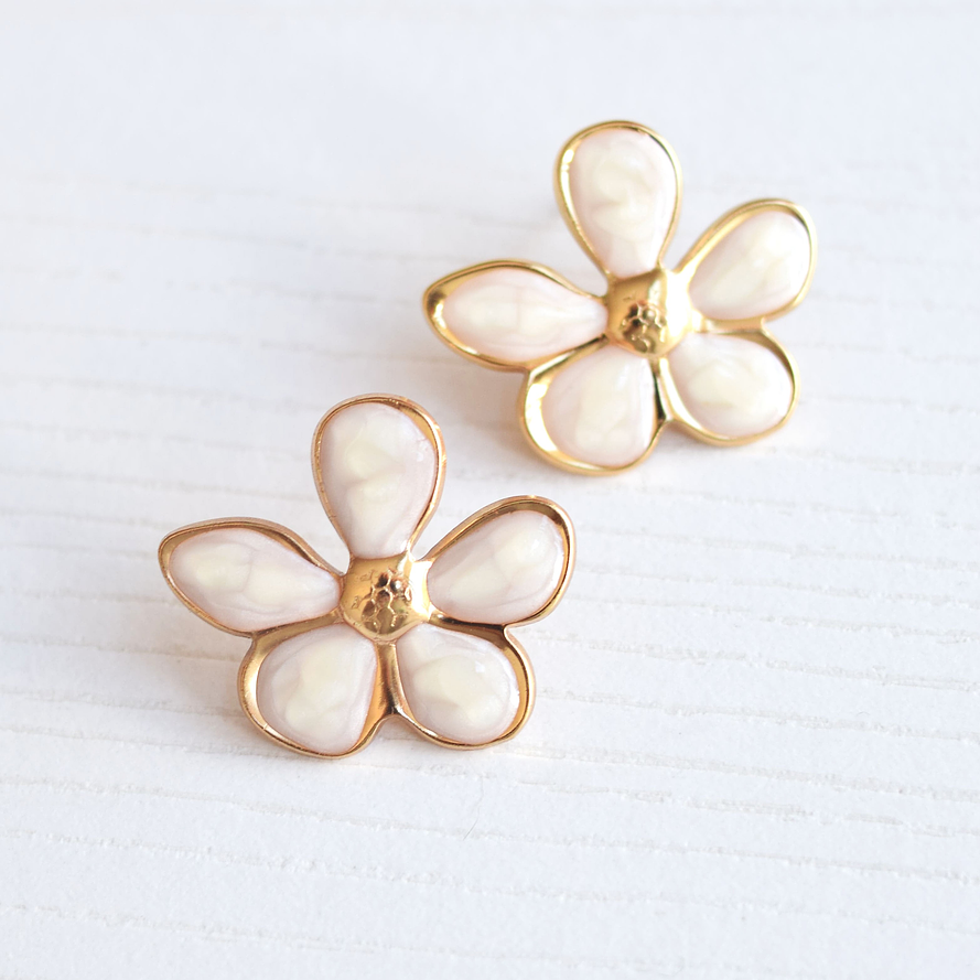 ARETES TOPO ACERO FLOR 