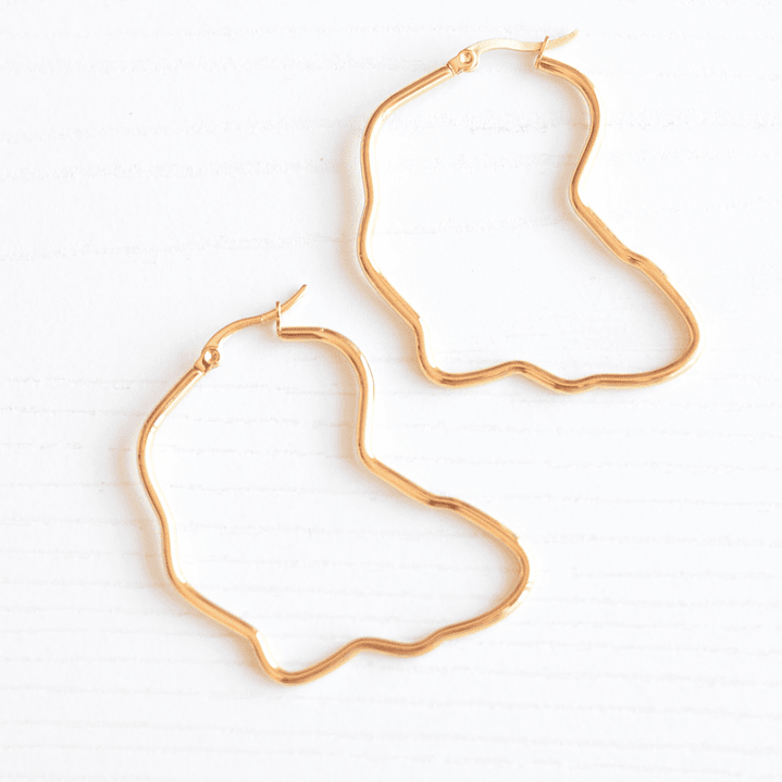 ARETES CANDONGA ACERO IRREGULAR