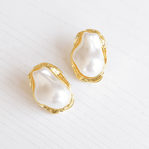 ARETES TOPO PERLA