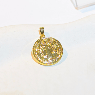 DIJE MEDALLA SAN BENITO