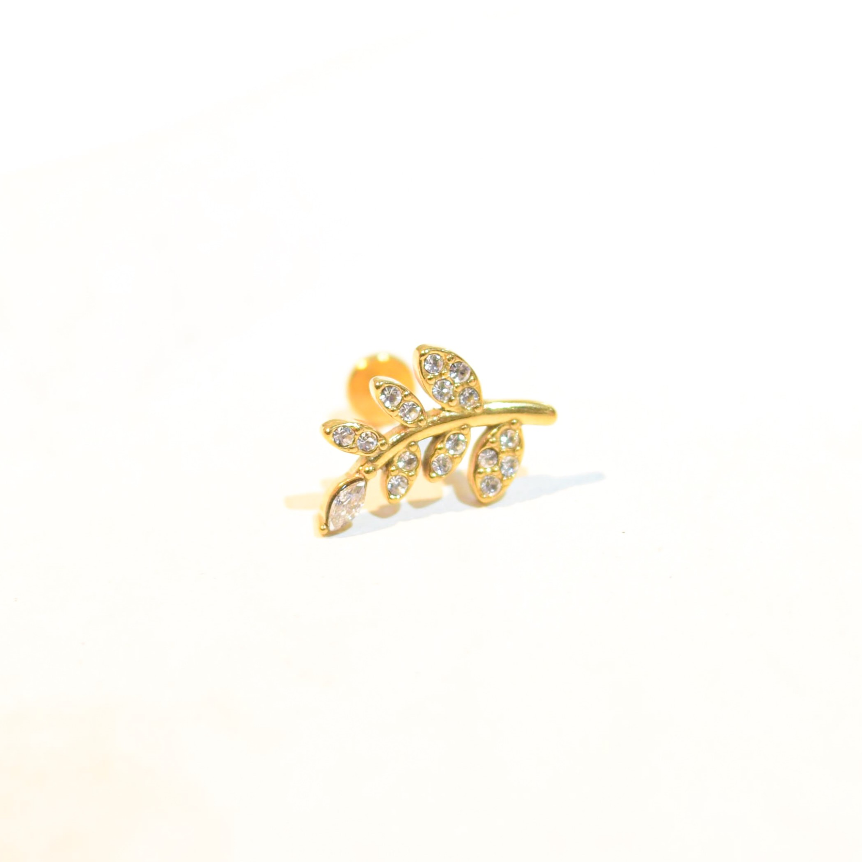 LABRET HOJAS CIRCONES - ACERO 316L