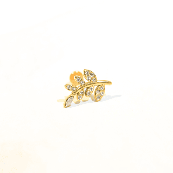 LABRET HOJAS CIRCONES - ACERO 316L