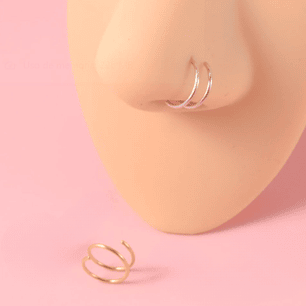 PIERCING NOSTRIL DOBLE