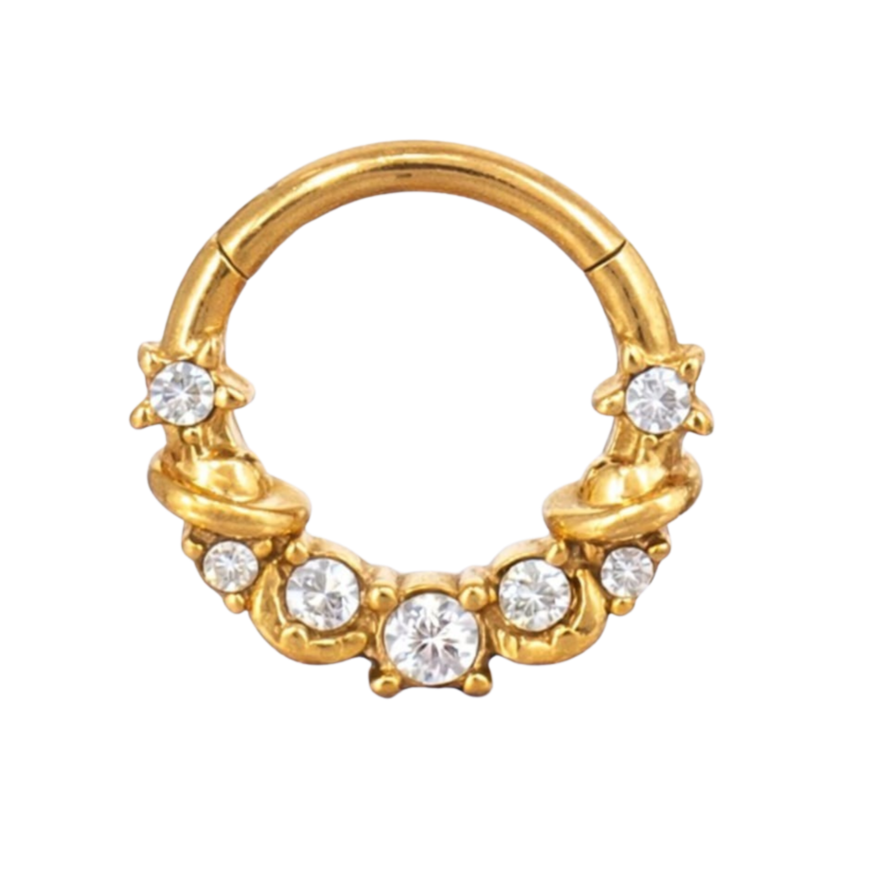 ARGOLLA ESPACIO CIRCONES - ACERO 316L