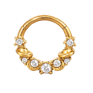 ARGOLLA ESPACIO CIRCONES - ACERO 316L