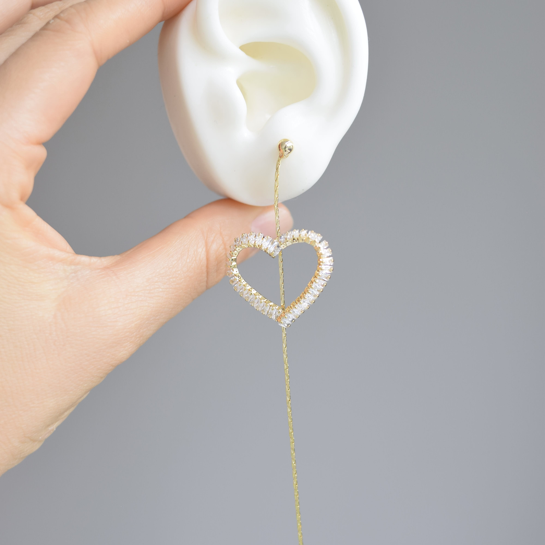 ARETES CORAZON CIRCONES  2