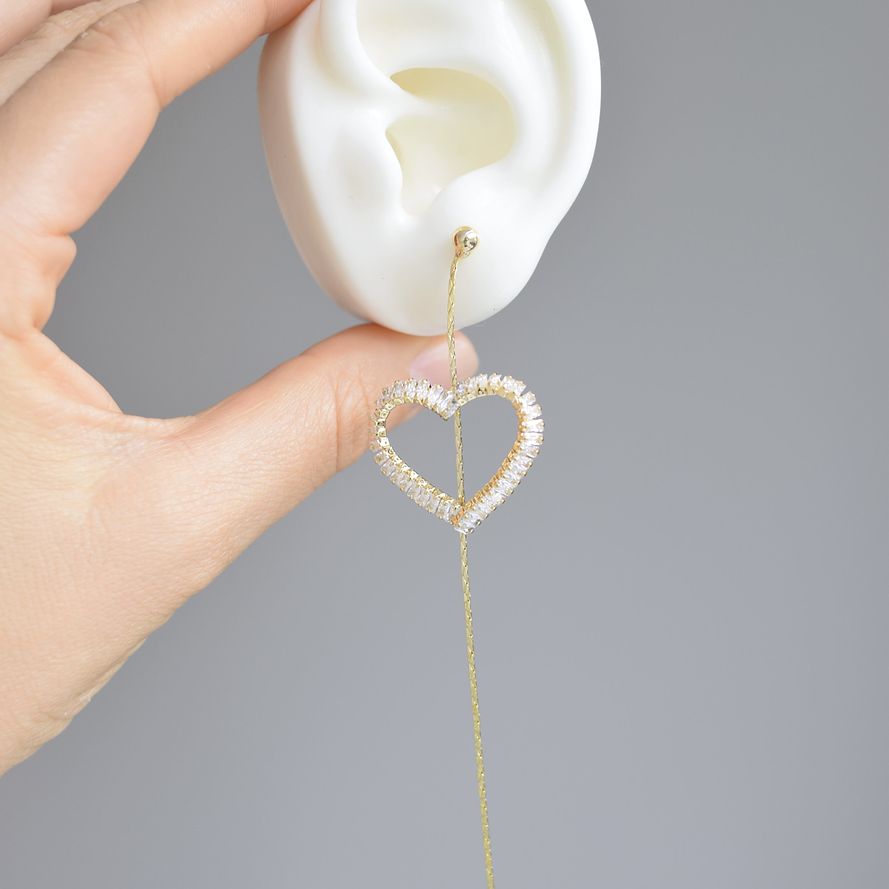 ARETES CORAZON CIRCONES  2