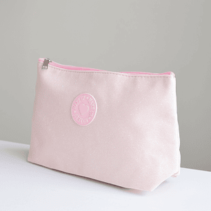 COSMETIQUERA ROSADA ESCARCHADA