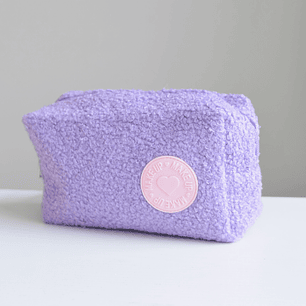 COSMETIQUERA MORADA PELUCHE