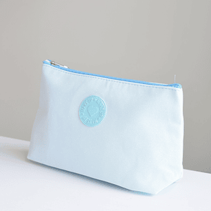 COSMETIQUERA AZUL ESCARCHADA