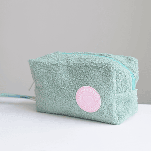 COSMETIQUERA VERDE PELUCHE