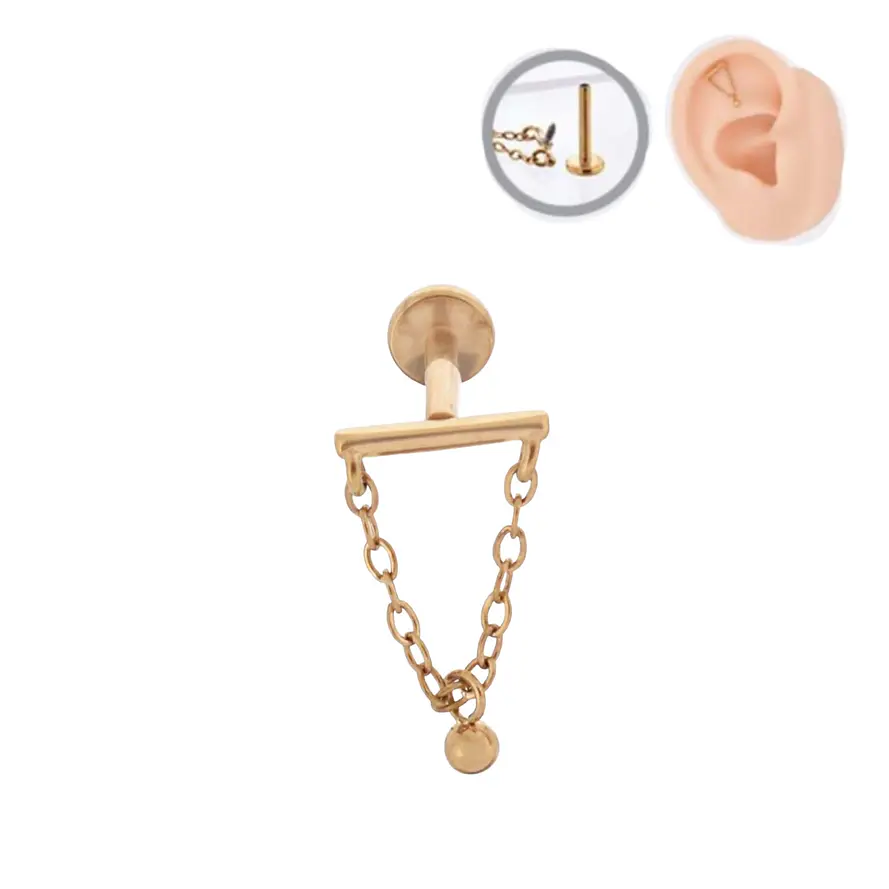 LABRET HELIX - ACERO QUIRURGICO 316