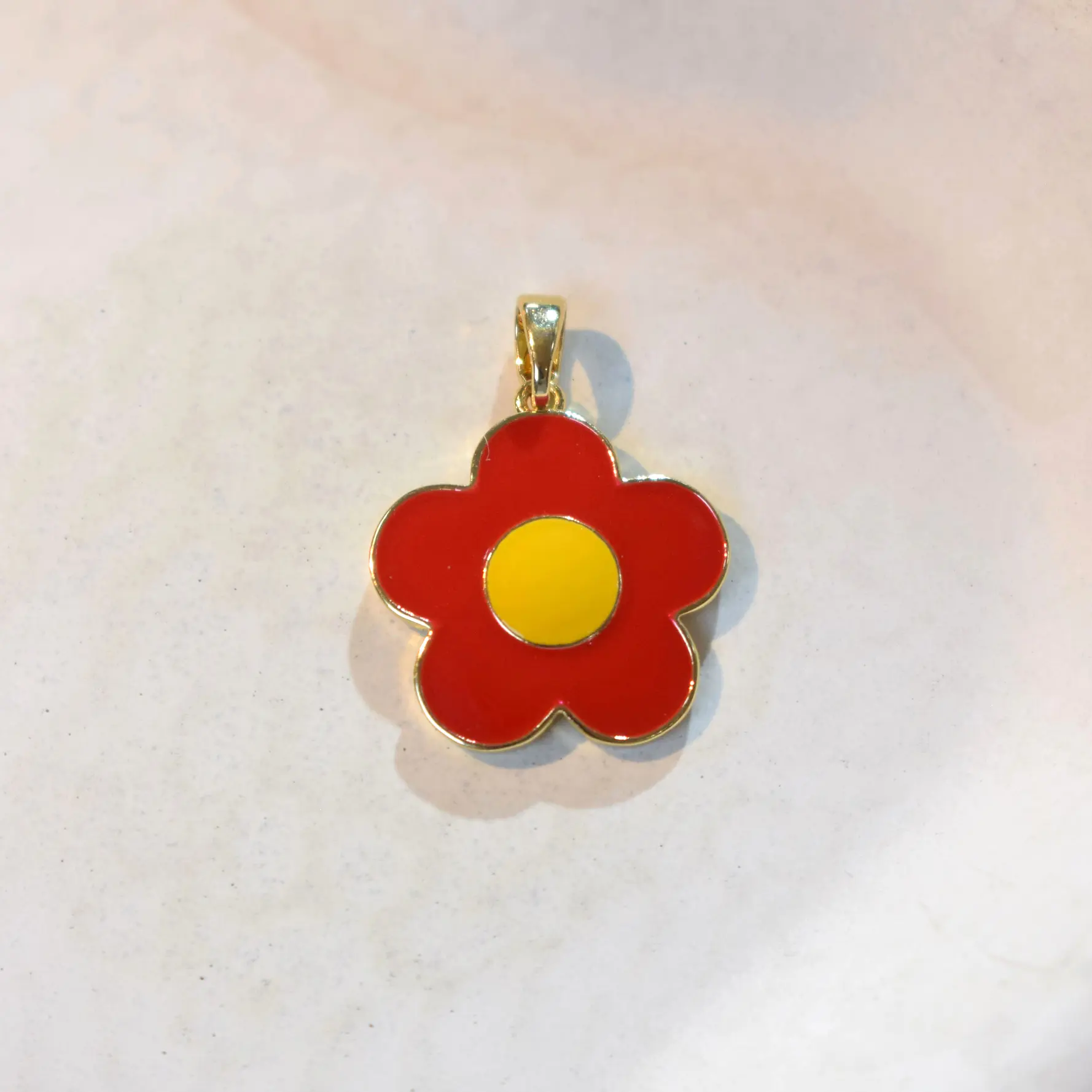 DIJE FLOR ROJA