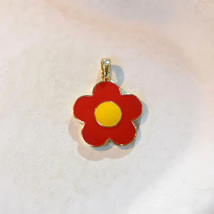 DIJE FLOR ROJA