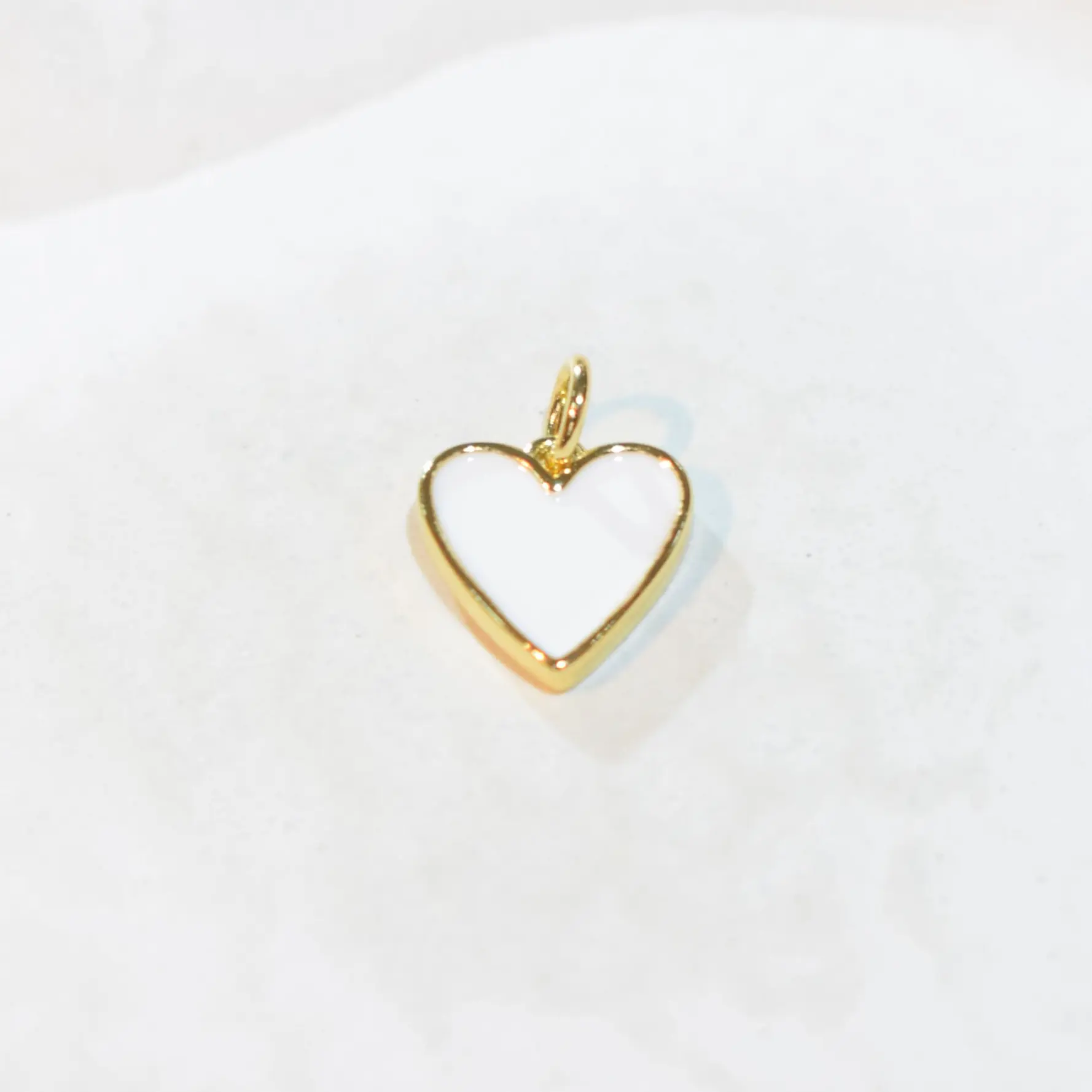 DIJE CORAZON BLANCO