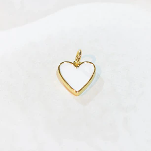 DIJE CORAZON BLANCO