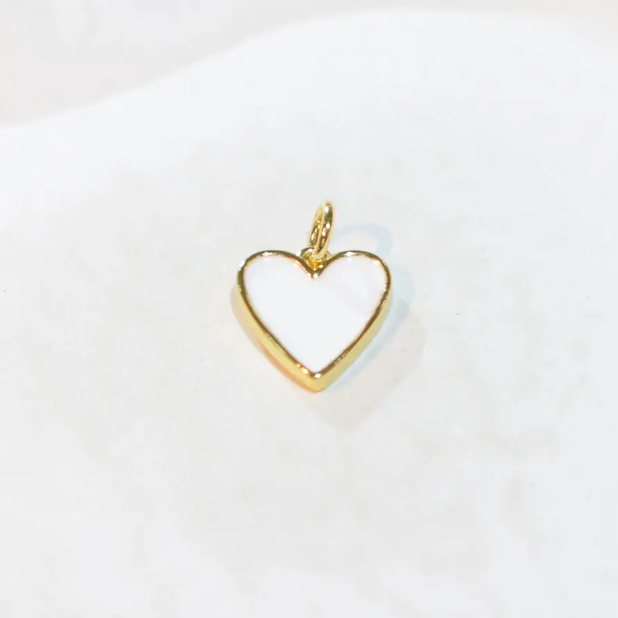 DIJE CORAZON BLANCO