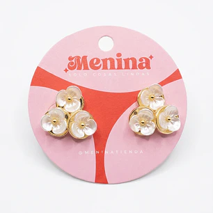 ARETES FLORES