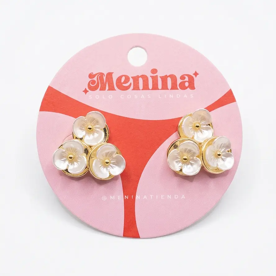 ARETES FLORES