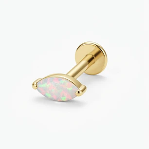 LABRET OPALO -TITANIO