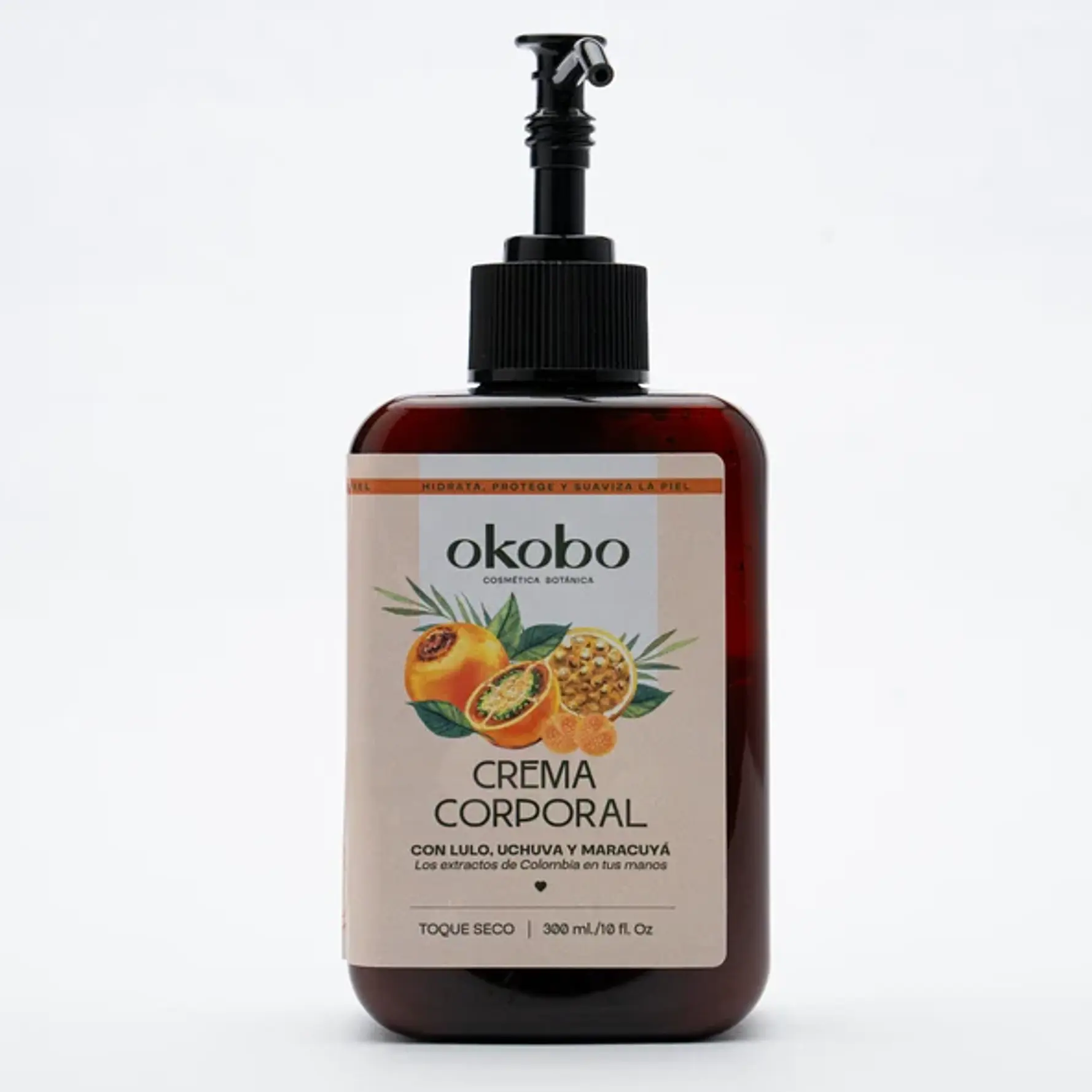 Crema corporal con Lulo, Uchuva y Maracuya - okobo