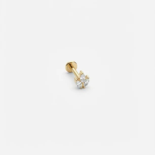 LABRET CIRCONES - TITANIO 