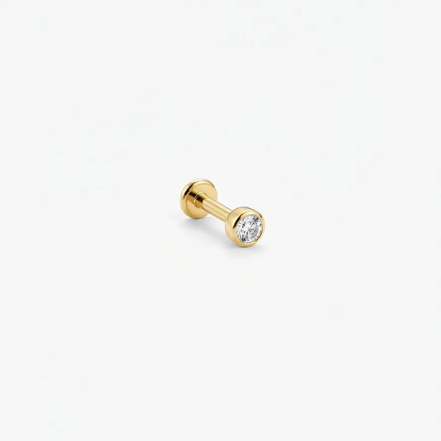 LABRET CIRCON - TITANIO G-23