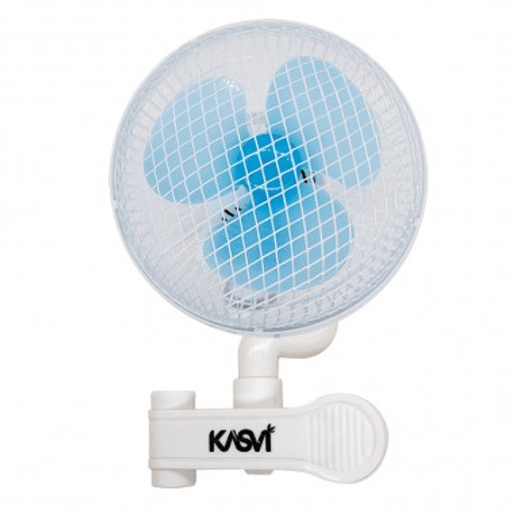 VENTILADOR CLIP FAN PINZA OSCILANTE 22CM 20W-KASVI 1