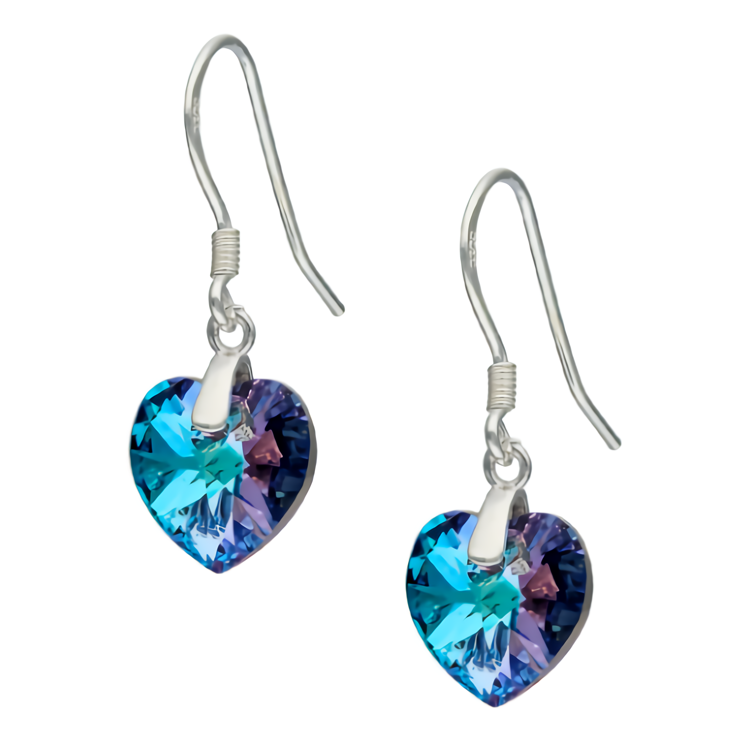 ARO PLATA 925 CORAZÓN SWAROVSKI