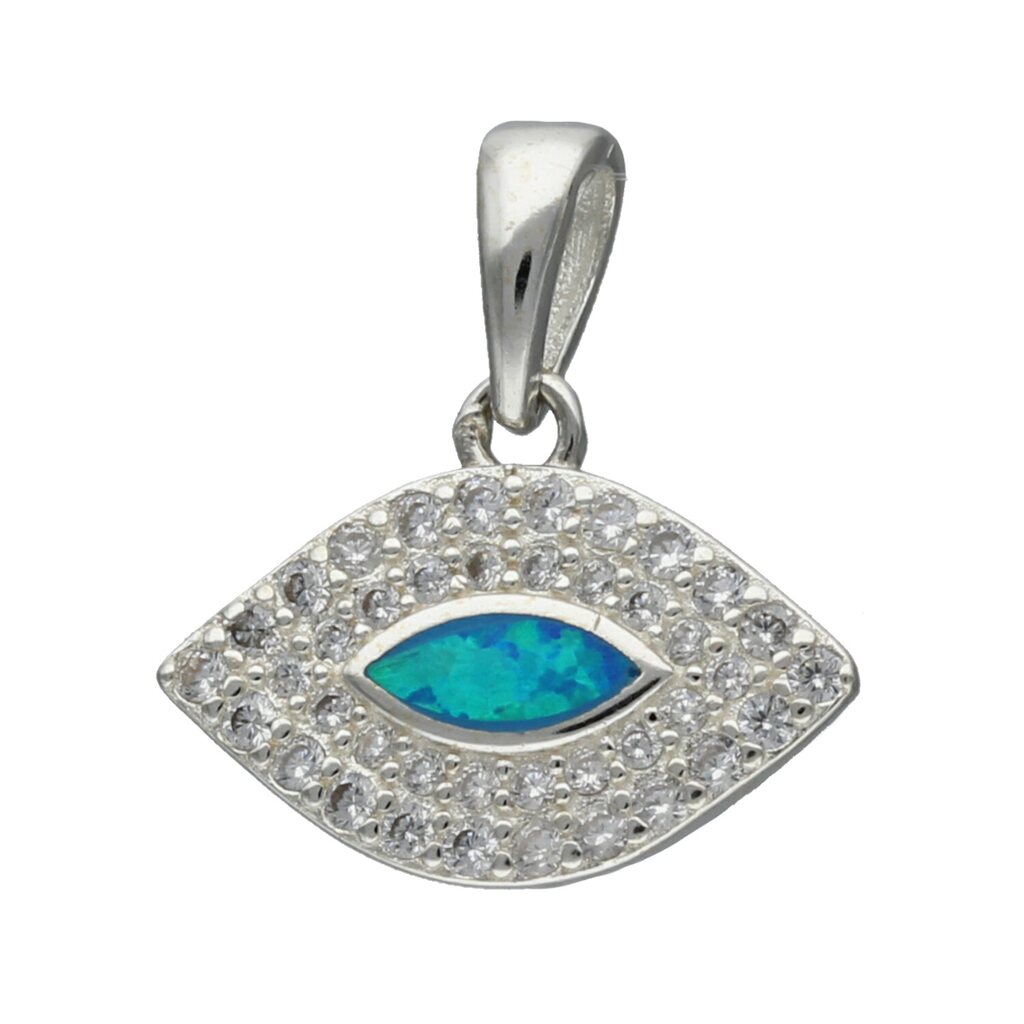Charm Dije Plata 925 Colgante Ojo Turco