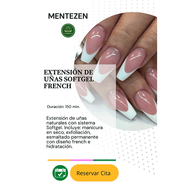 EXTENSIÓN DE UÑAS SOFTGEL FRENCH