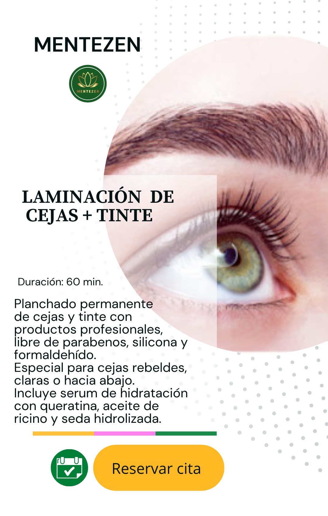 LAMINACIÓN DE CEJAS + TINTE