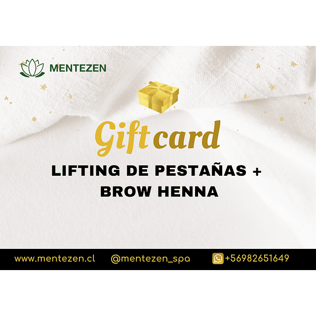 GIFT CARD - LIFTING PESTAÑAS + BROW HENNA