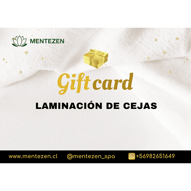 GIFT CARD - LAMINACIÓN DE CEJAS