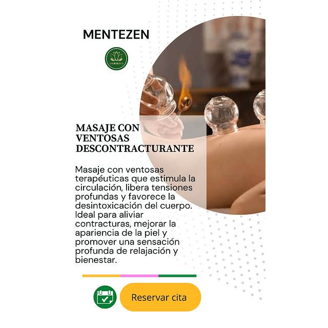 MASAJE CON VENTOSAS DESCONTRACTURANTE