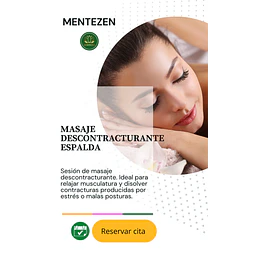 MASAJE DESCONTRACTURANTE ESPALDA