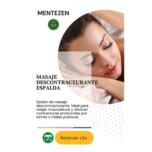 MASAJE DESCONTRACTURANTE ESPALDA