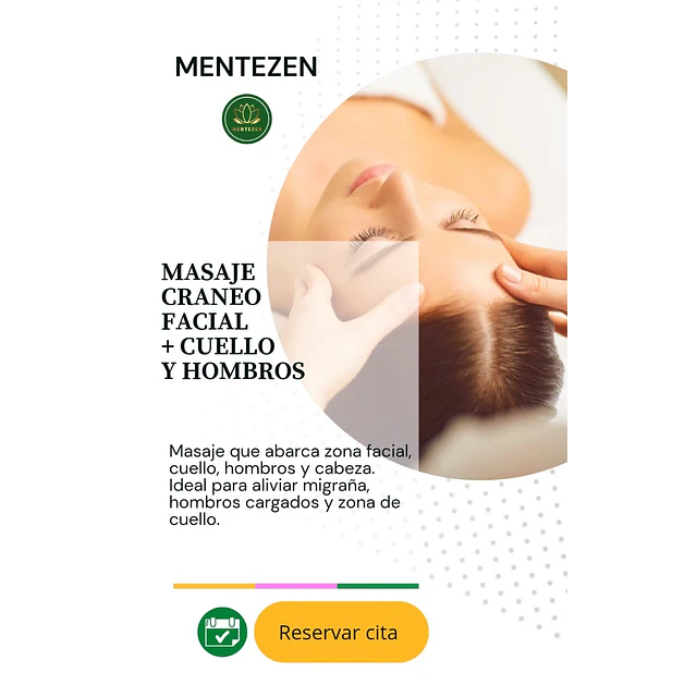 MASAJE CRÁNEO FACIAL + CUELLO Y HOMBROS