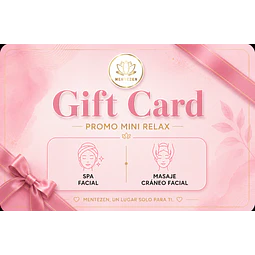 GIFT CARD - MINI RELAX