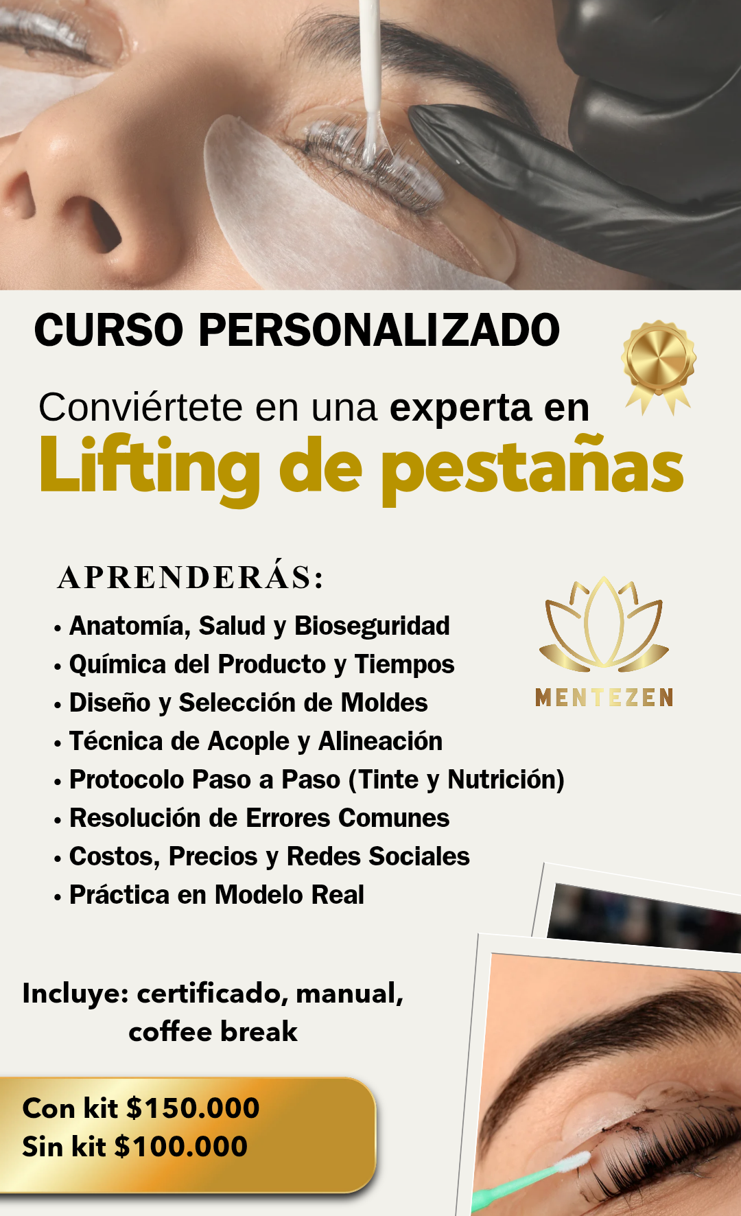 CURSO LIFTING DE PESTAÑAS