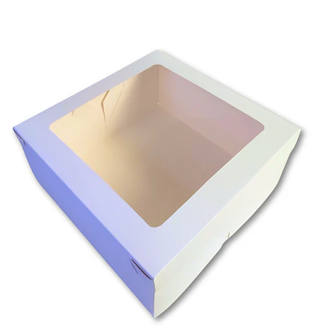 caja con visor medida 25x25x12 cm