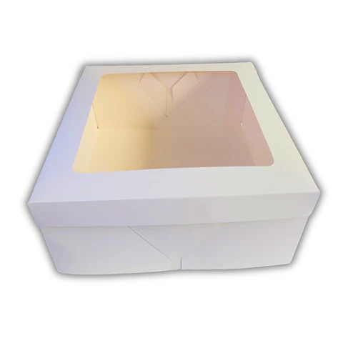 caja con visor medida 25x25x12 cm