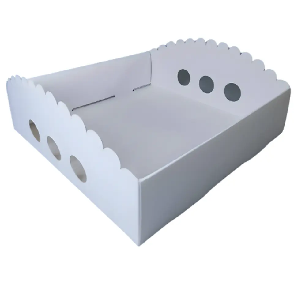 Bandeja 27x27x7cm cartulina und 1