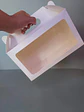 caja con asas y visor 25x13x14cm cartulina - Miniatura 3